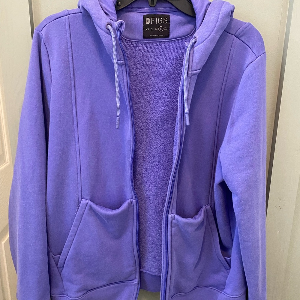 Figs Purple Hoodie